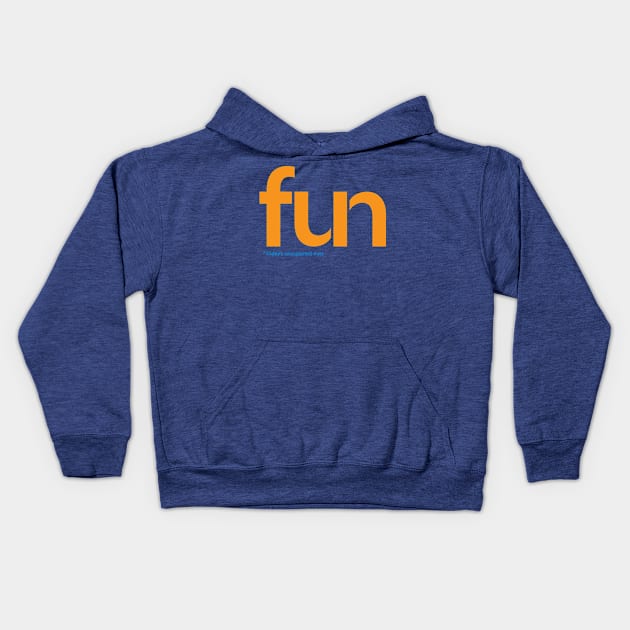 fun-fridays unexpected nuts Kids Hoodie by melikeozmen